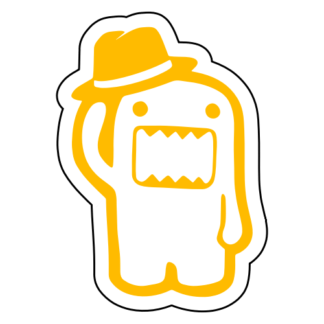Domo Sticker (Yellow)